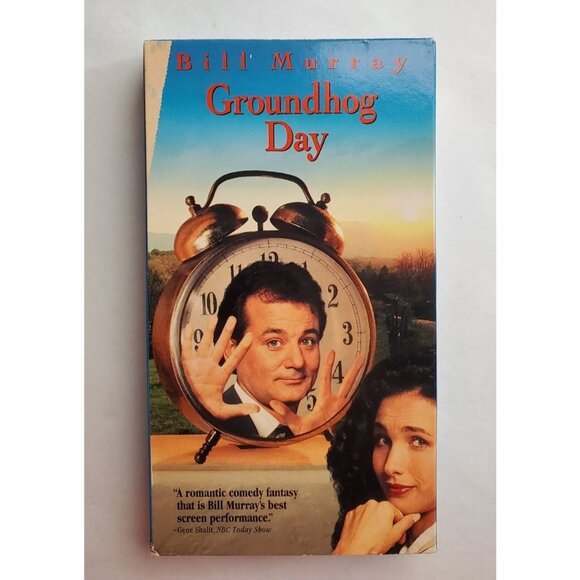 Groundhog Day - VHS Tape 1993 - Bill Murray Andie MacDowell - Picture 1 of 5